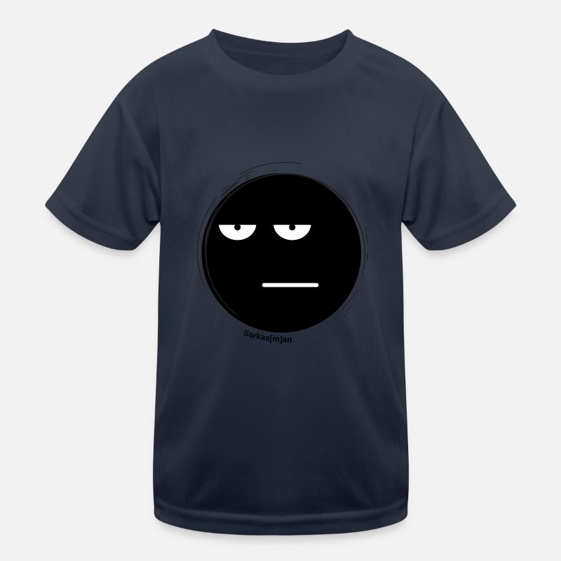 Sarkas[m]an - Kinder Funktions-T-Shirt - Navy