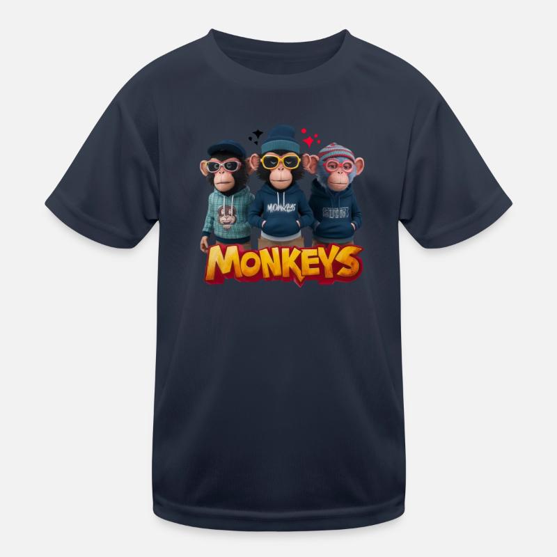 Monkeys 2 T-shirt sport Enfant