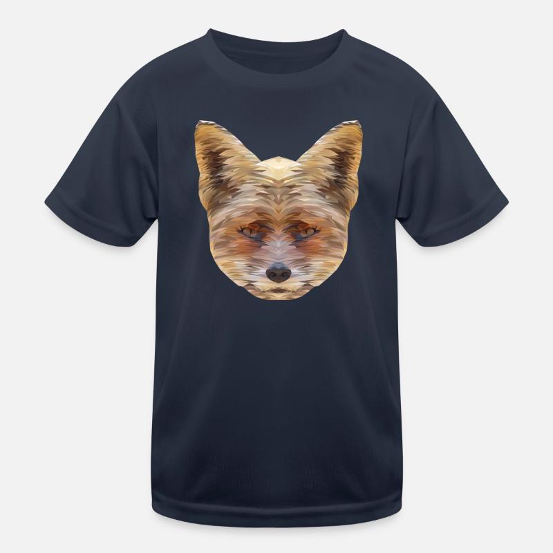 Fox Polygon Kids Functional T-Shirt