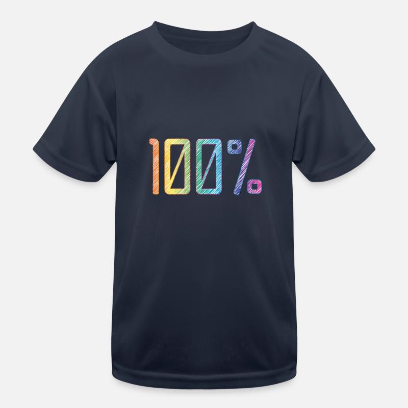 100 % Kinder Funktions-T-Shirt