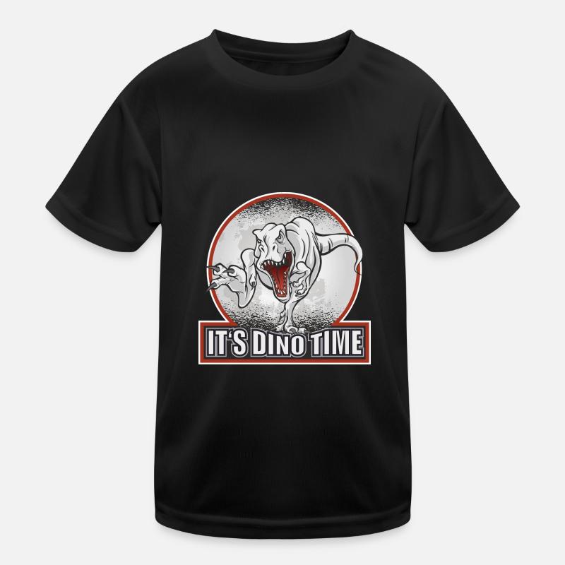 Dinosaur T-Rex Its dino time Kids Functional T-Shirt