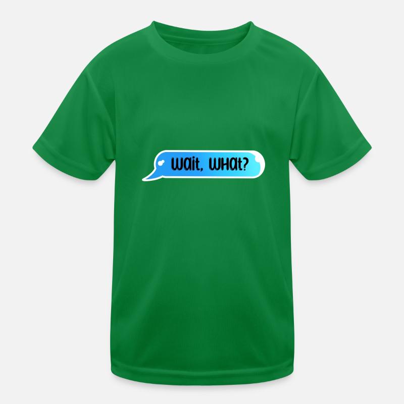 Wait What Witzig Grammatik Kinder Funktions-T-Shirt