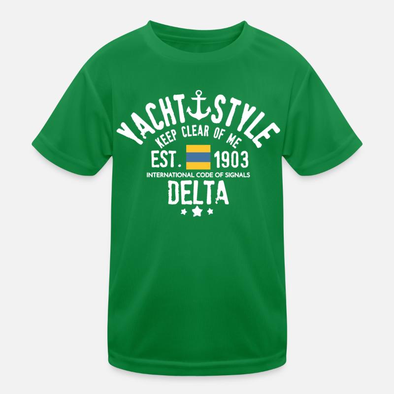 Yacht style keep clear of me . Code Delta Kids Functional T-Shirt