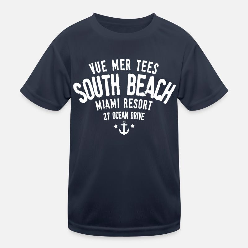 Sea view tees South Beach Kids Functional T-Shirt