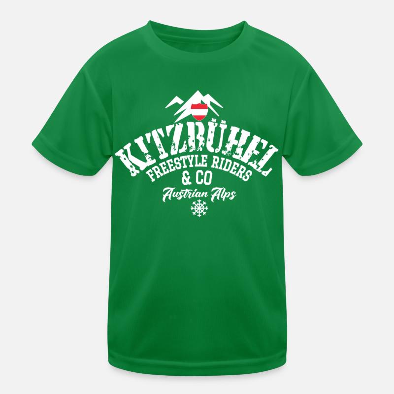 Kitzbuhel Freestyle riders Austrian Alps T-shirt sport Enfant