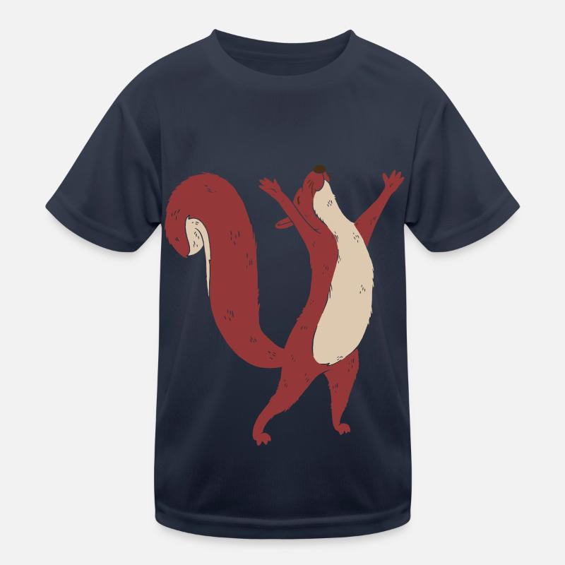 Eichhörnchen Kind Waldtiere Kinder Funktions-T-Shirt