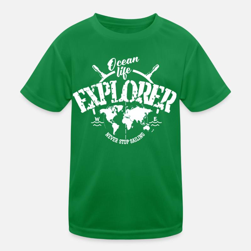 Entdecker des Meereslebens Kinder Funktions-T-Shirt