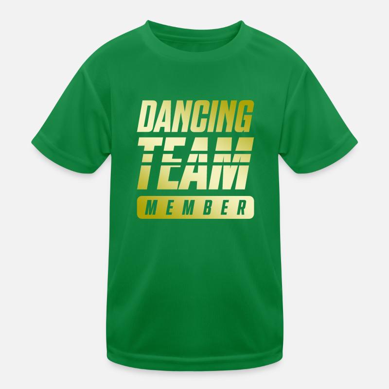 Dancing Team Kids Functional T-Shirt