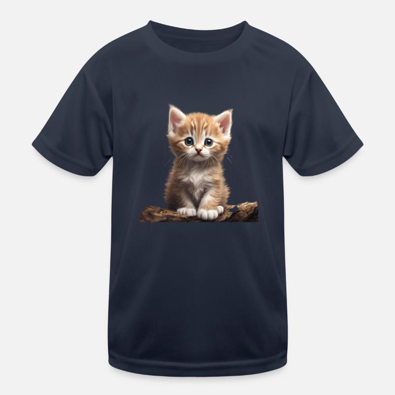 Petit chaton mignon T-shirt sport Enfant
