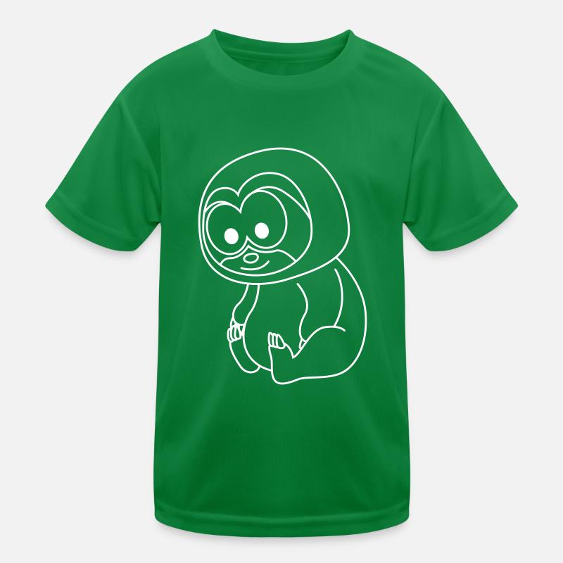 Sloth Comic Animal Kids Functional T-Shirt