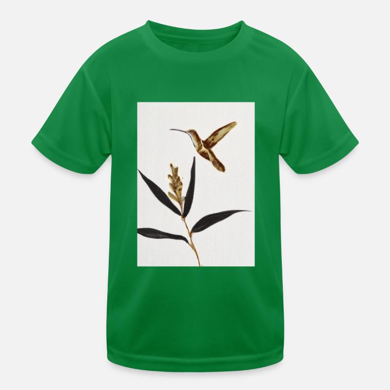 Abstrakter Vogel Kinder Funktions-T-Shirt