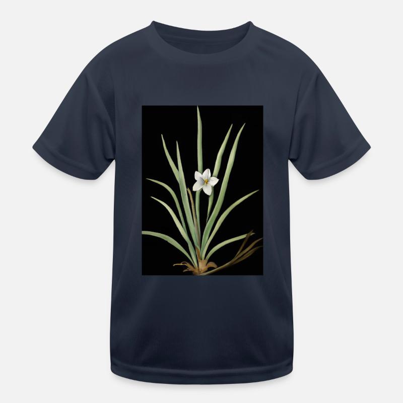 Frontlicht Blume Kinder Funktions-T-Shirt
