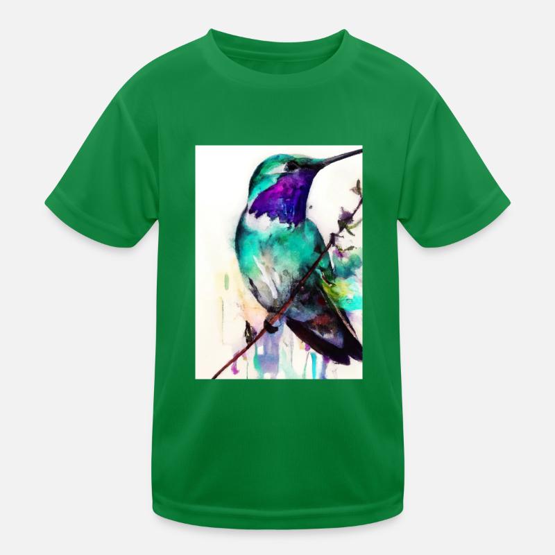 Bunter Vogel Kinder Funktions-T-Shirt