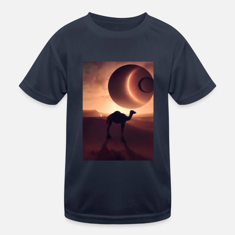 Kamel Wüstenplanet Kinder Funktions-T-Shirt