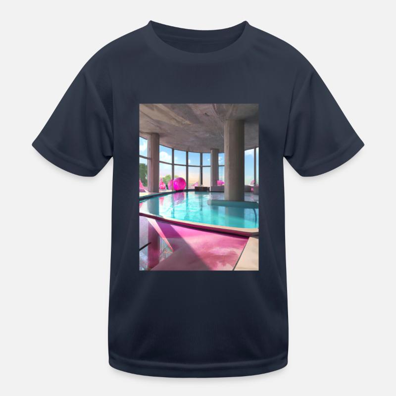 Pool-Lounge Kinder Funktions-T-Shirt