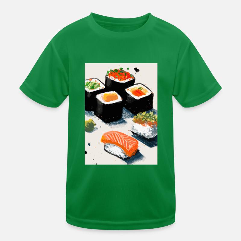 Sushi-Rollen Kinder Funktions-T-Shirt