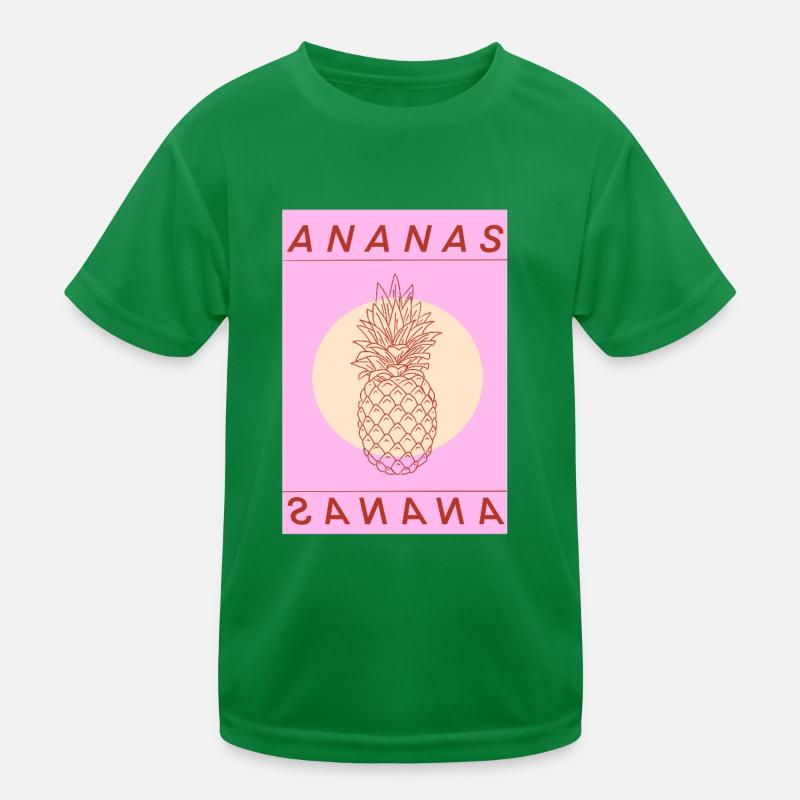 Ananas 3 Kinder Funktions-T-Shirt
