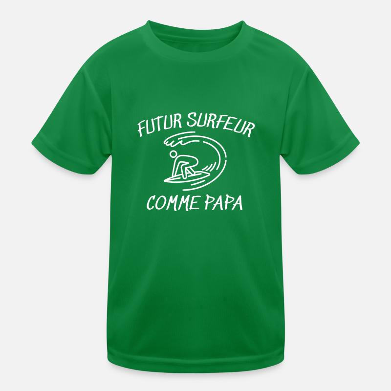 futur surfeur comme papa cadeau T-shirt sport Enfant