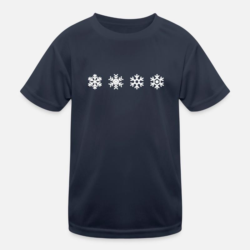 Flocon de neige T-shirt sport Enfant