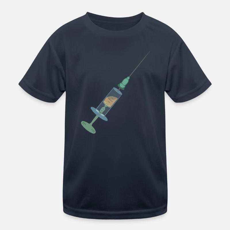 Syringe Vaccination Syringe Vaccination Vaccination Kids Functional T-Shirt
