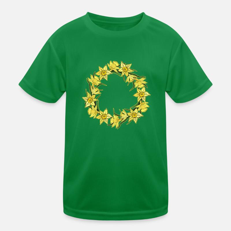 Valentine's Day Easter Birthday Wedding Daffodils Kids Functional T-Shirt
