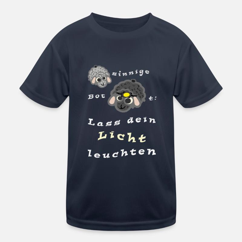 Lass dein Licht leuchten Kinder Funktions-T-Shirt