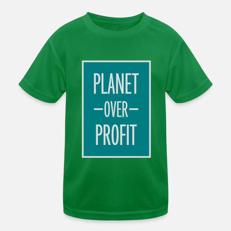 Planète sur le devis de profit T-shirt sport Enfant
