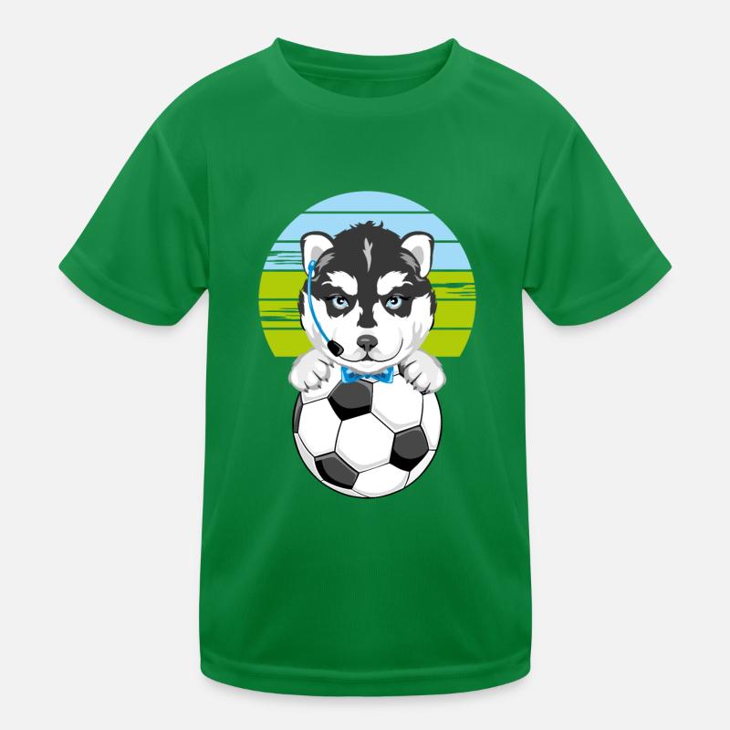 Strict soccer referee Kids Functional T-Shirt