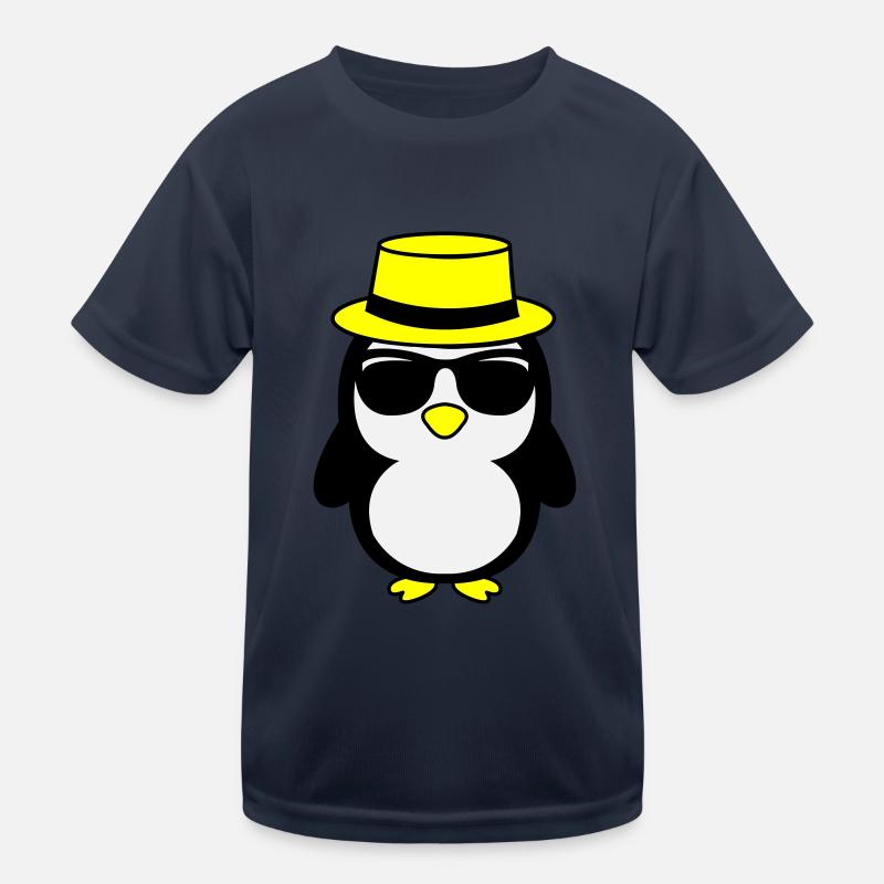 cool pinguin 02 Kinder Funktions-T-Shirt