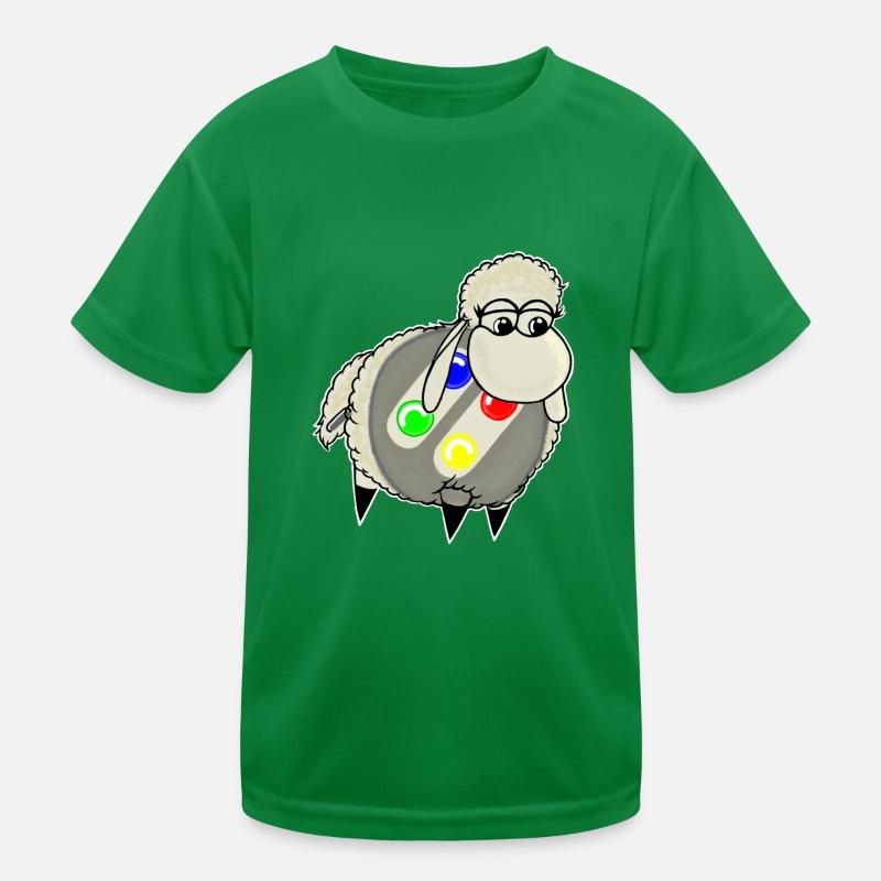 Wolly Sheepling Retro Pad Kids Functional T-Shirt