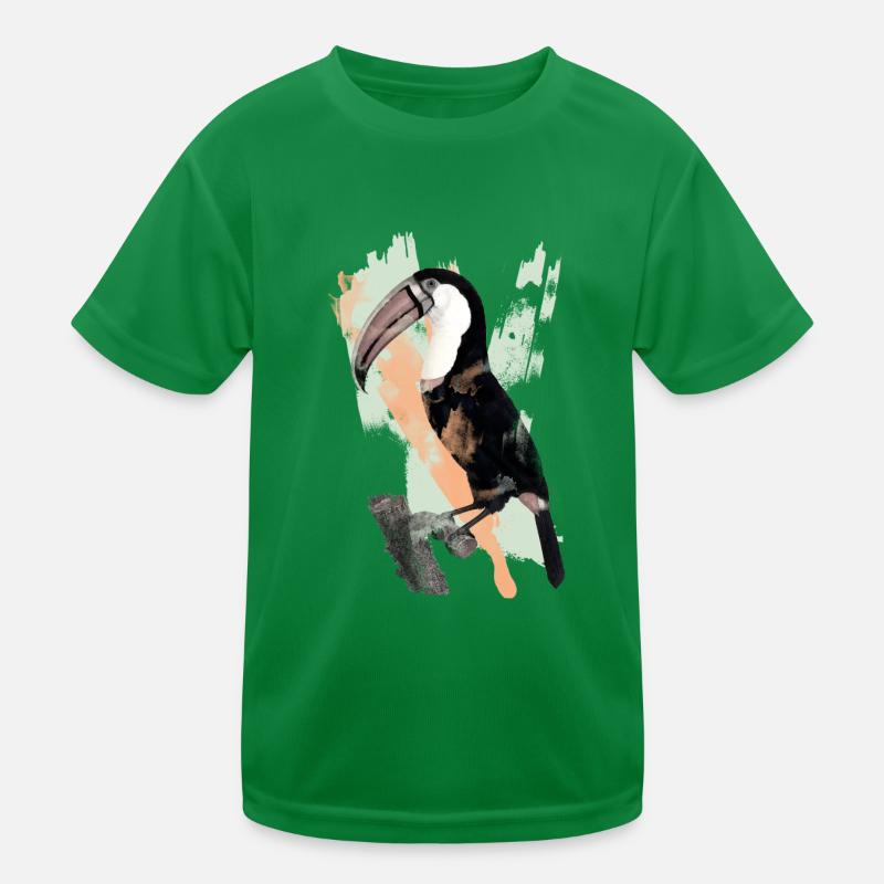 Aquarelle Toucan T-shirt sport Enfant