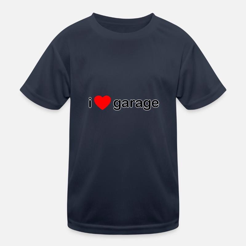 I Love Garage DJ Kids Functional T-Shirt