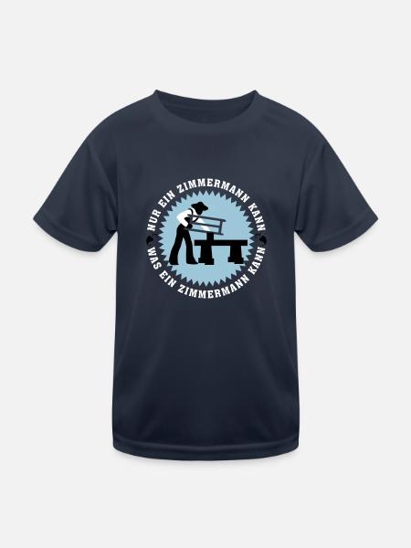 zimmermann_10_2016_3c02 - Kinder Funktions-T-Shirt - Navy