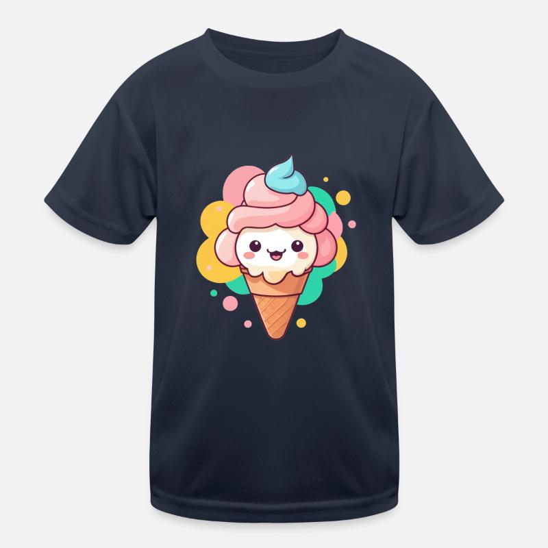 Sommerzeit Eiszeit Kinder Funktions-T-Shirt