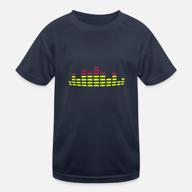 EQ Equalizer Analyser 3D Kinder Funktions-T-Shirt