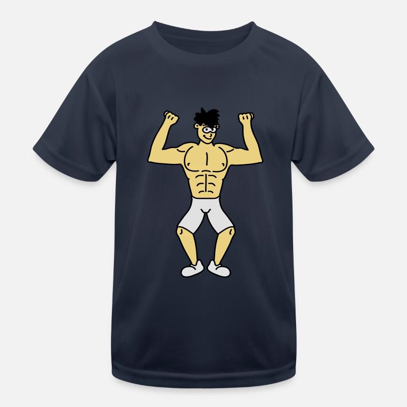 muscle_boy Kids Functional T-Shirt