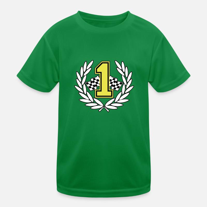 Racing team number one T-shirt sport Enfant