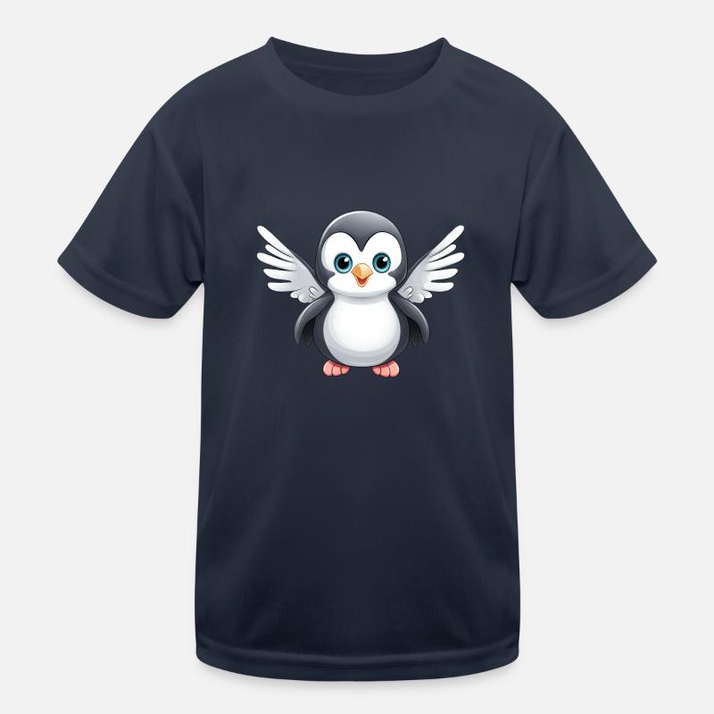 Ange pingouin mignon T-shirt sport Enfant
