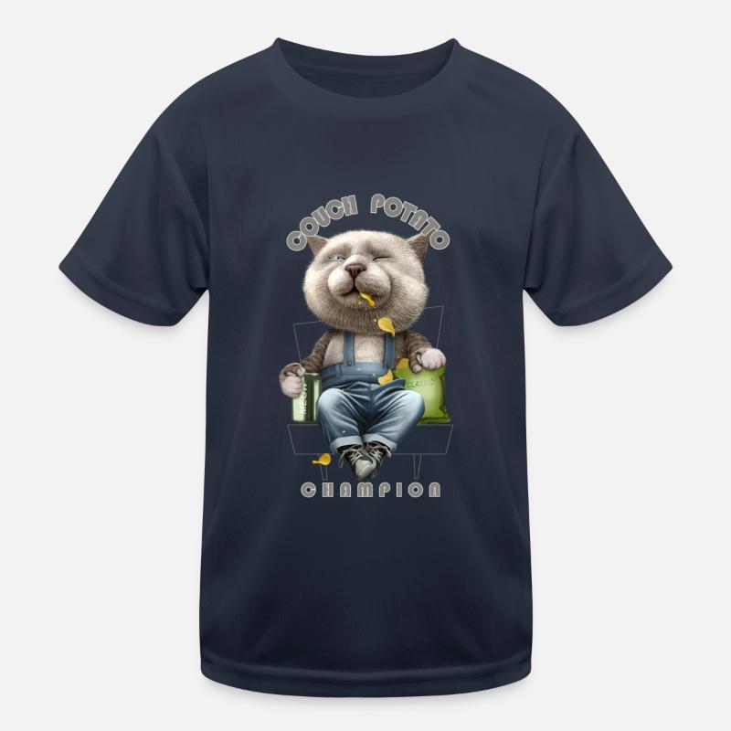 COUCH POTATO Kids Functional T-Shirt
