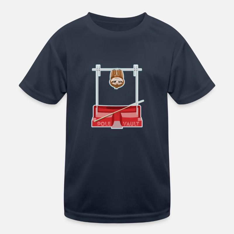 Faultier Leichtathletik Kinder Funktions-T-Shirt
