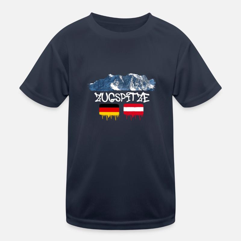 zugspitze,berg,berge,österreicht,skigebiet,ski Kinder Funktions-T-Shirt