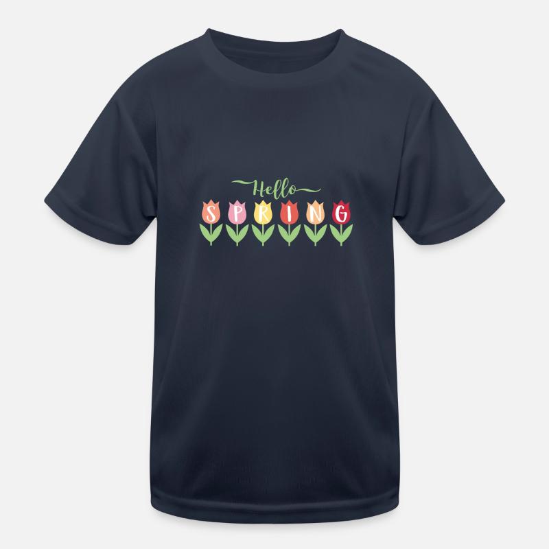 Hello Spring Kids Functional T-Shirt