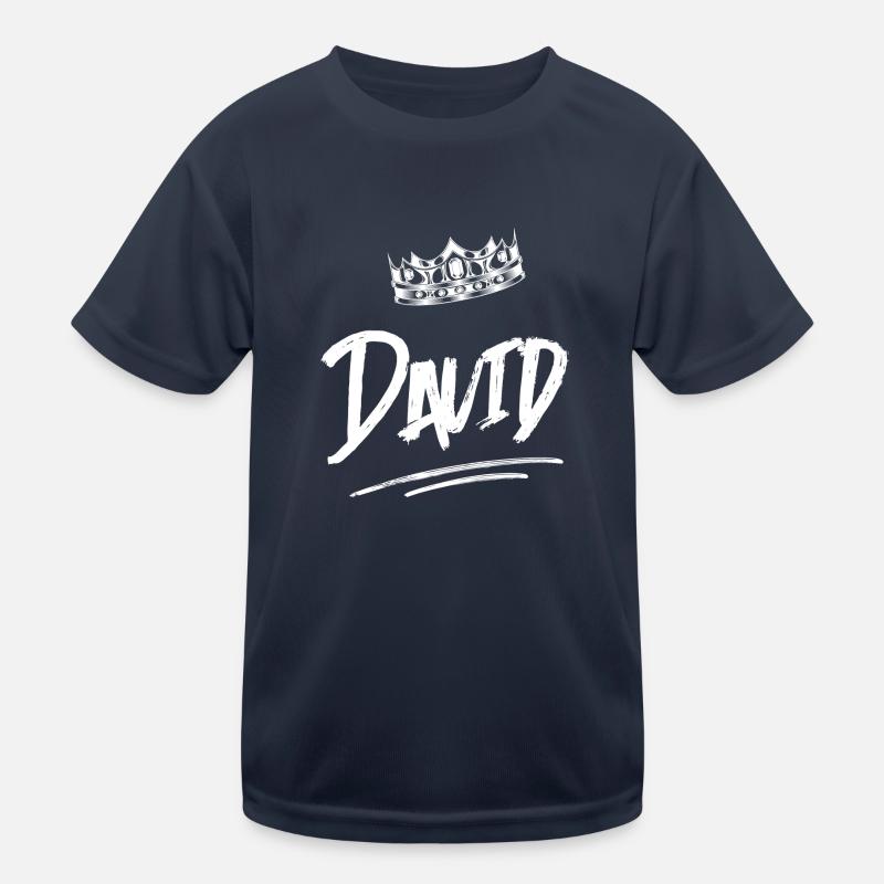David Kinder Funktions-T-Shirt
