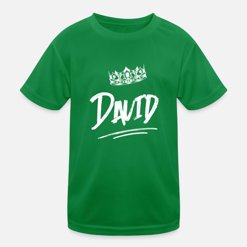 David Kinder Funktions-T-Shirt
