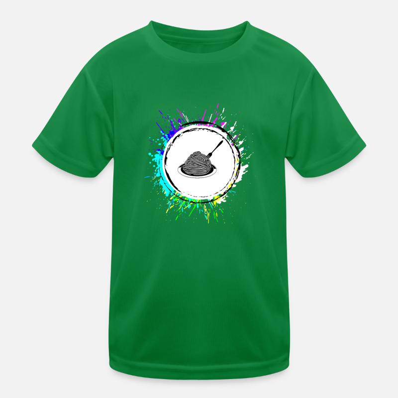 Spaghetti symbol Kids Functional T-Shirt