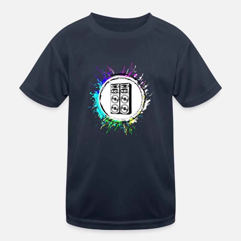 Juke-box Symbole de basse T-shirt sport Enfant
