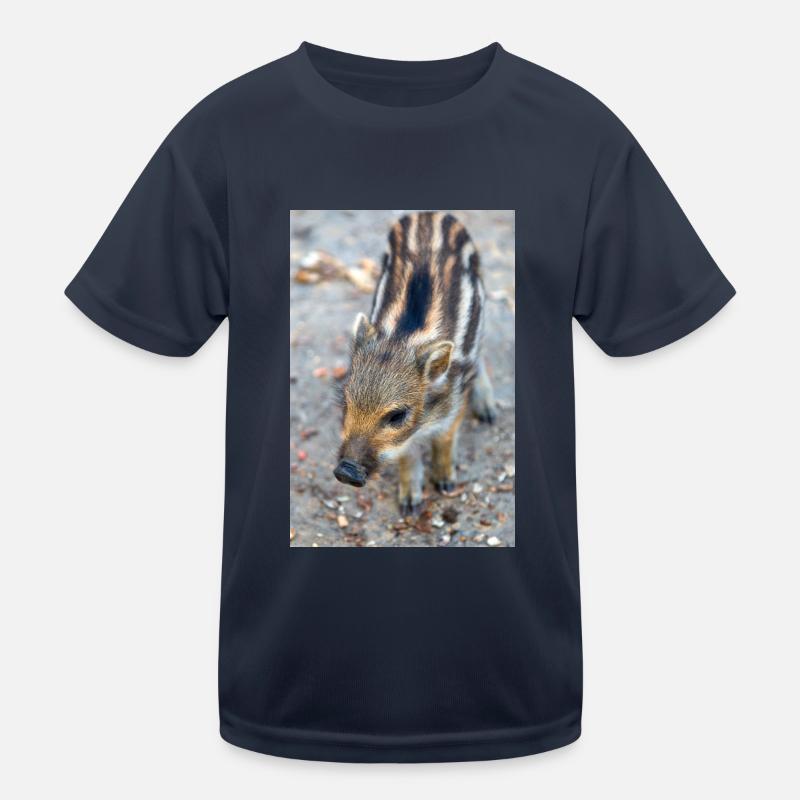 Sanglier (Sus scrofa) dans la forêt T-shirt sport Enfant