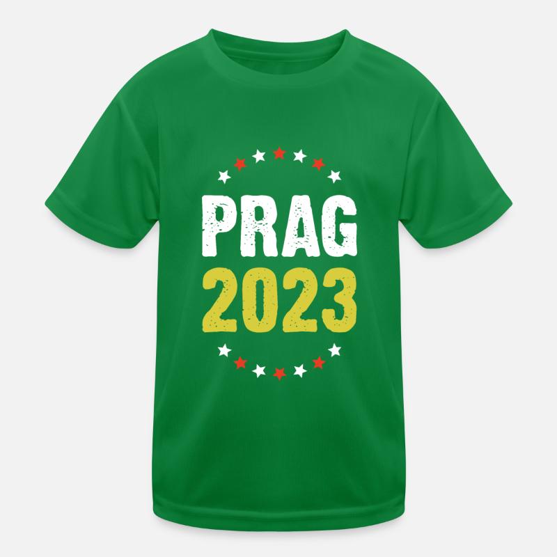 Prag 2023 Kinder Funktions-T-Shirt
