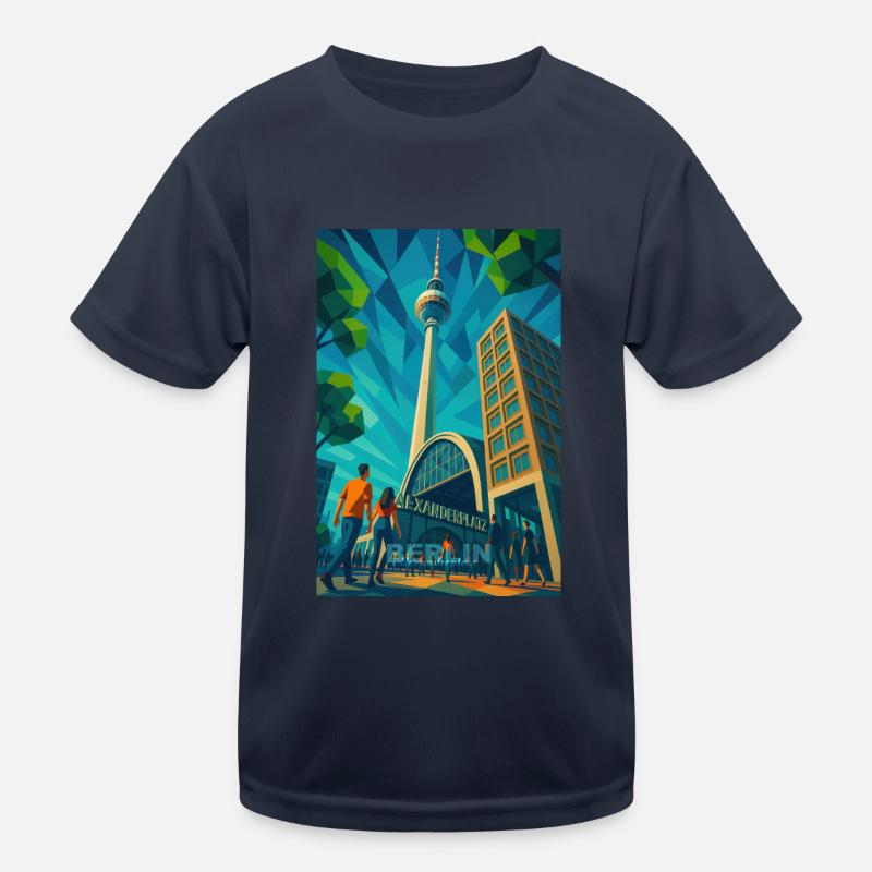 Berlin ALEXANDERPLATZ – Icon in Motion Kids Functional T-Shirt