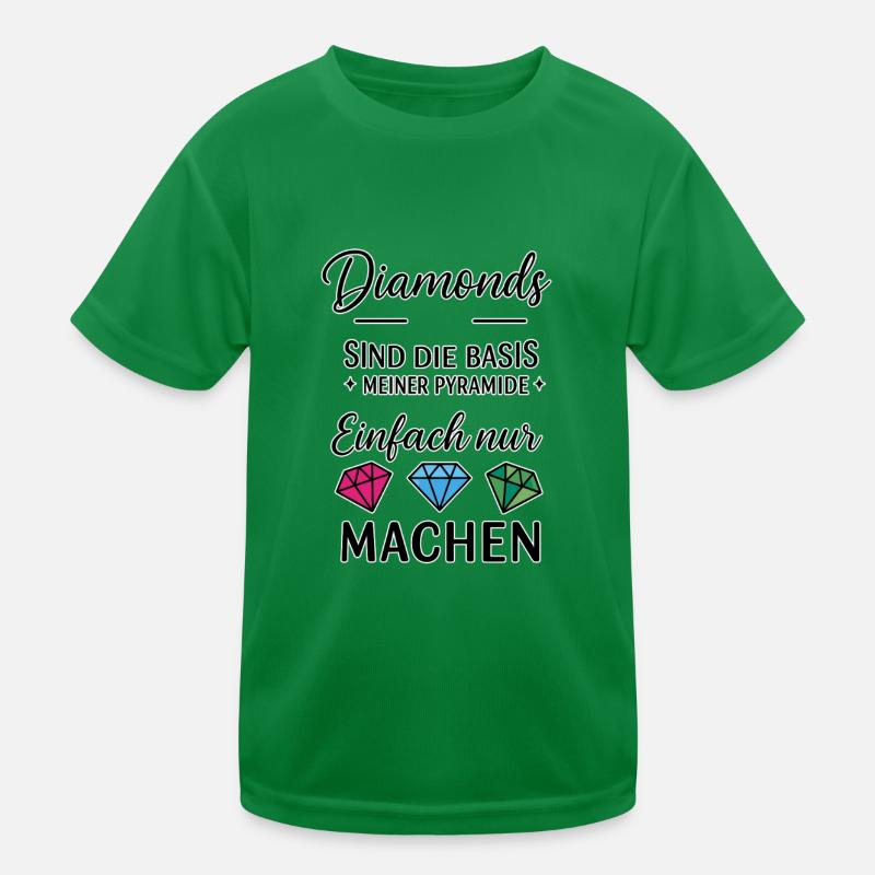 Les diamants sont la base de ma pyramide T-shirt sport Enfant
